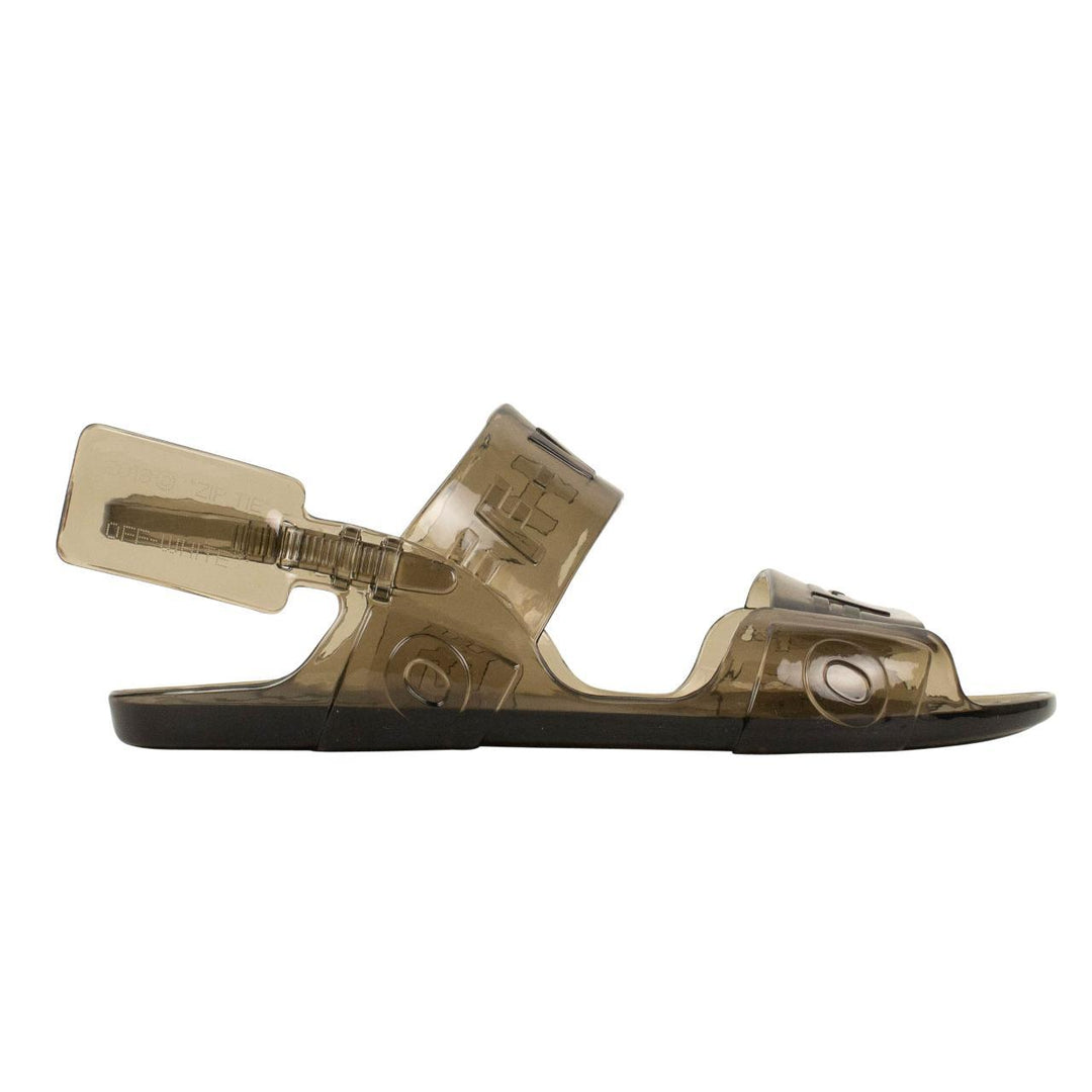 OFF-WHITE VIRGIL ABLOH ZIP TIE JELLY SANDALS