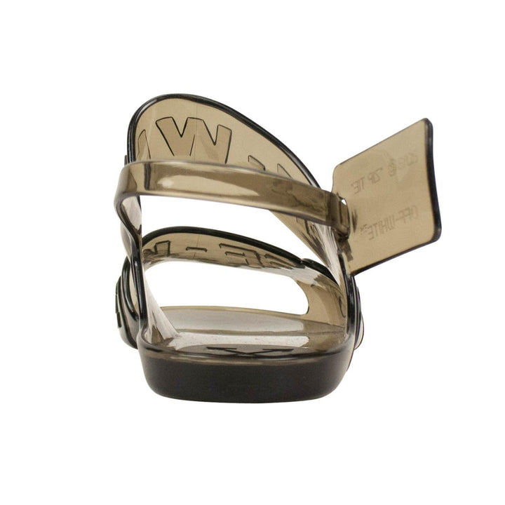 OFF-WHITE VIRGIL ABLOH ZIP TIE JELLY SANDALS