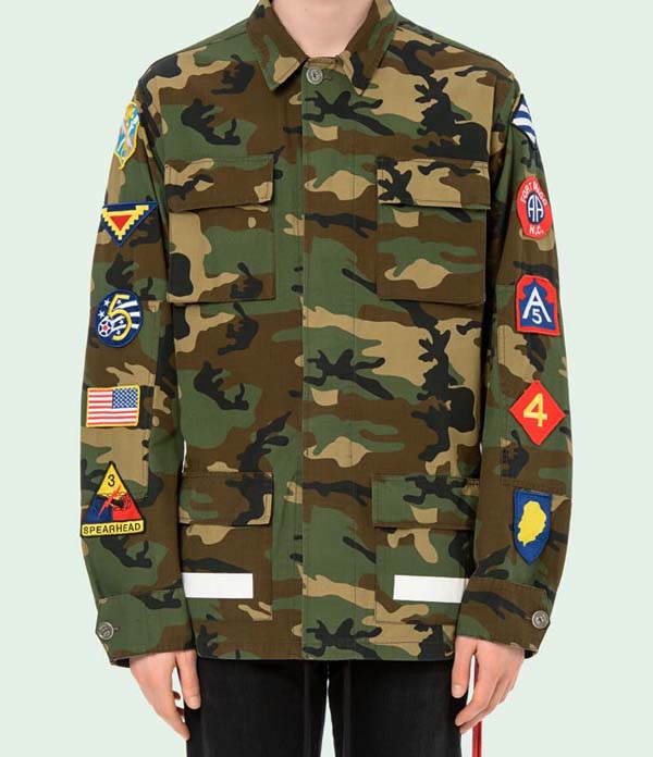 OFF WHITE Camo Jacket Shirt