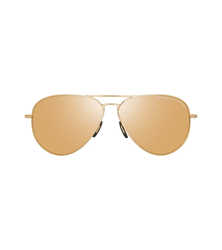 PORSCHE DESIGN P 8687 18K GOLD SUNGLASSES