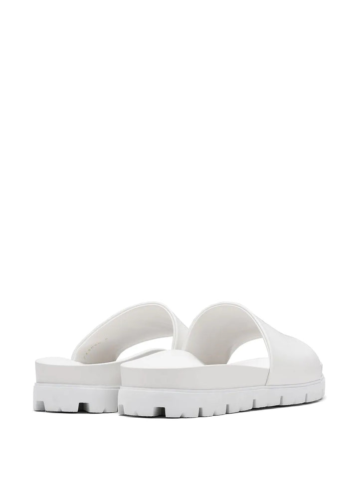 PRADA SILK SCREEN LOGO PRINT SLIDES