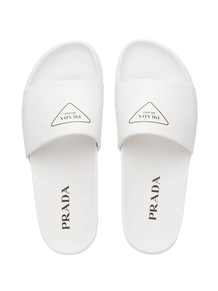 PRADA SILK SCREEN LOGO PRINT SLIDES