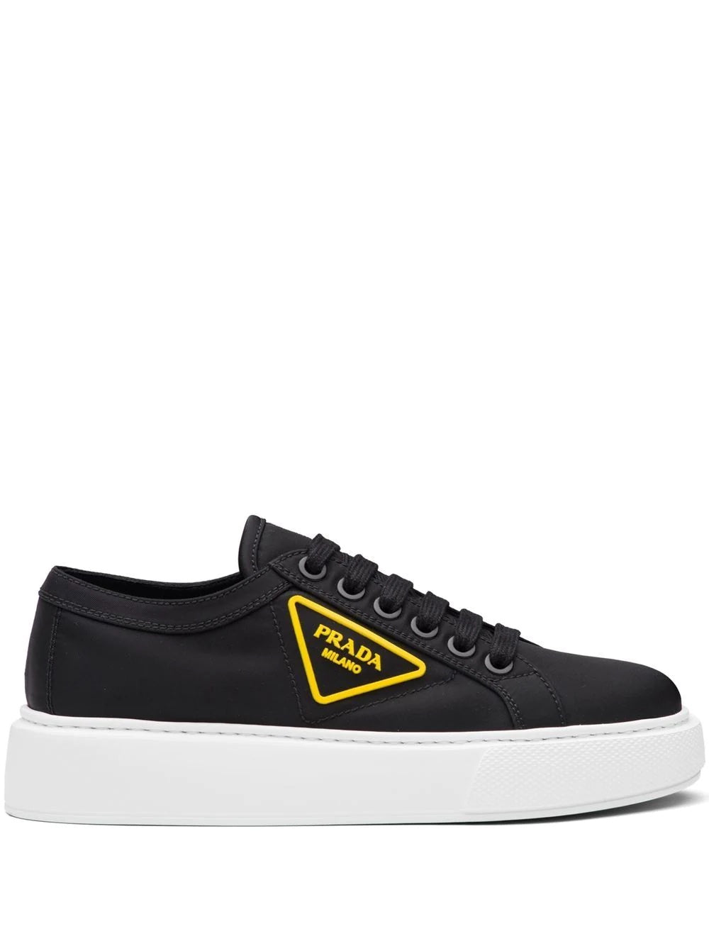 PRADA NYLON GABARDINE WHEEL LOW TOP MEN&