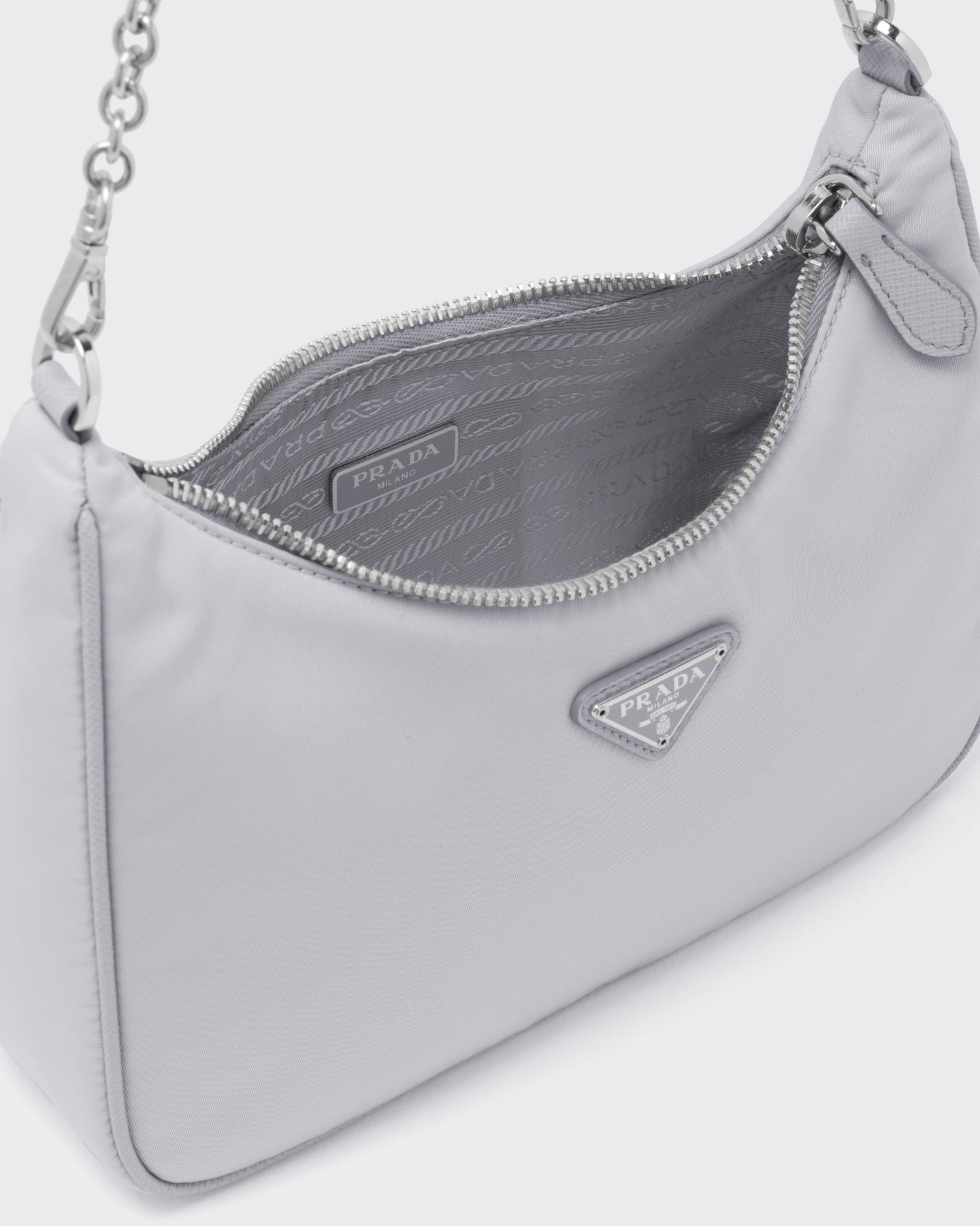 Prada Re-edition 2005 Re-nylon Bag In White