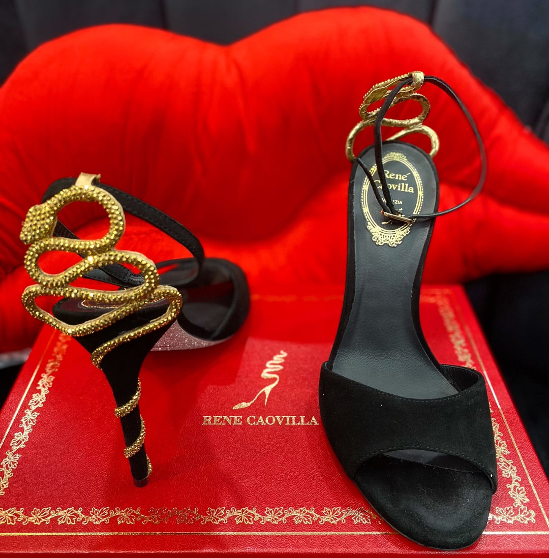 RENÉ CAOVILLA MORGANA 120MM SANDALS