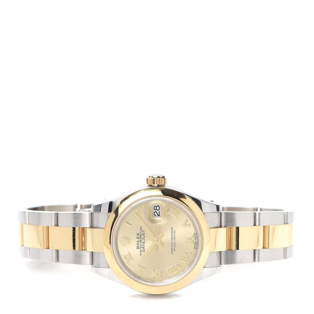 Rolex 36mm Oyster Perpetual Datejust Watch Champagne Roman