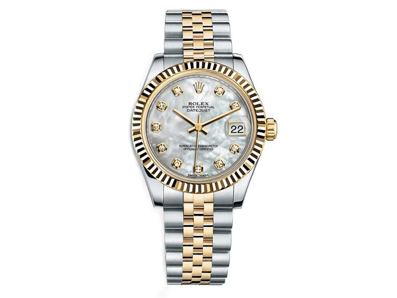 Rolex Datejust Midsize Two Tone Bracelet Watch