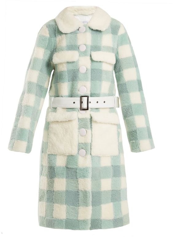SAKS POTTS LUNIS SHEARLING COAT