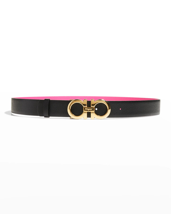 SALVATORE FERRAGAMO GANCINI BUCKLE REVERSIBLE BELT