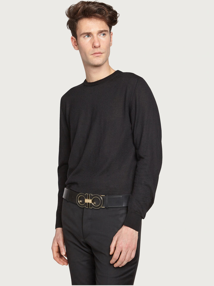 SALVATORE FERRAGAMO ADJUSTABLE GANCINI BELT