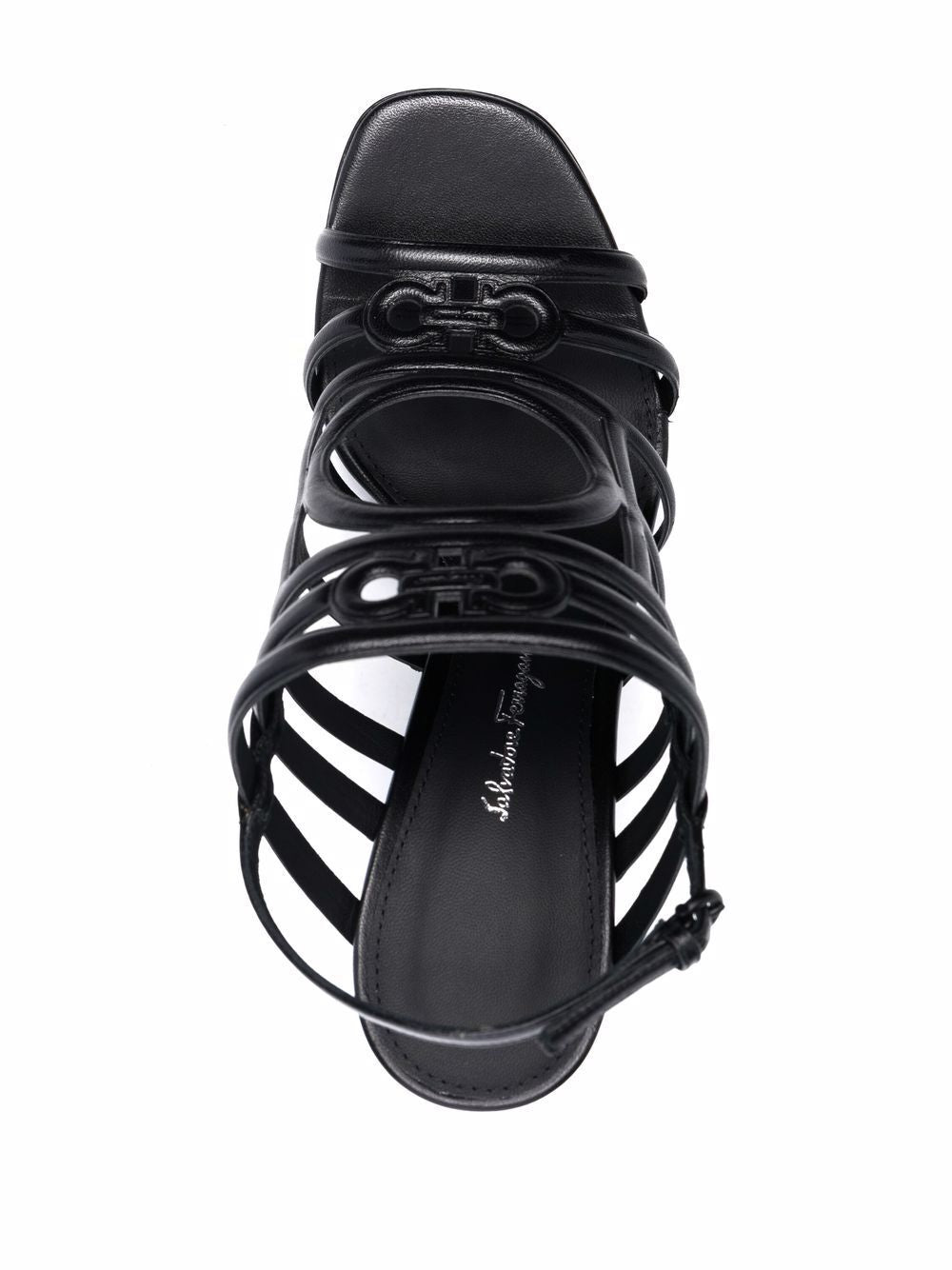 SALVATORE FERRAGAMO FLORENZA LEATHER SANDAL
