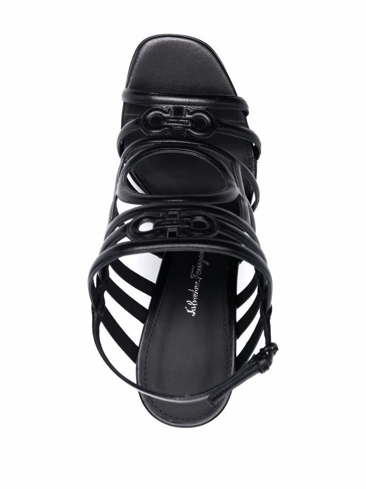 SALVATORE FERRAGAMO FLORENZA LEATHER SANDAL
