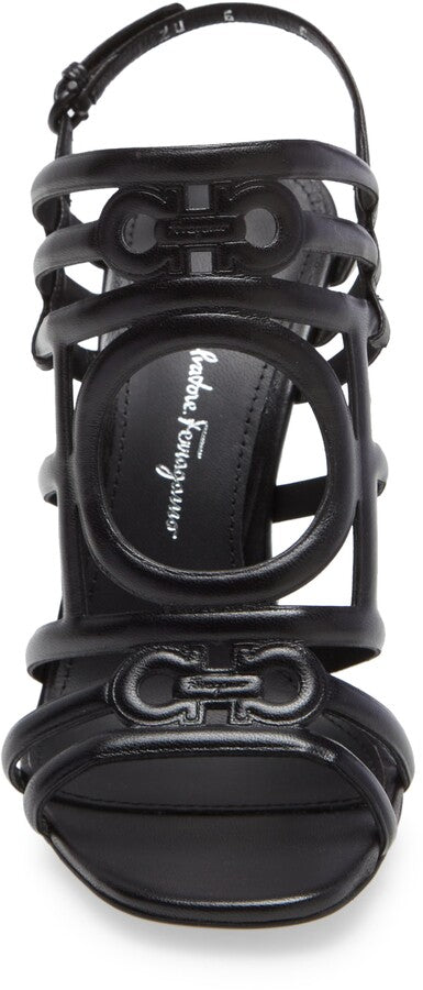 SALVATORE FERRAGAMO FLORENZA LEATHER SANDAL