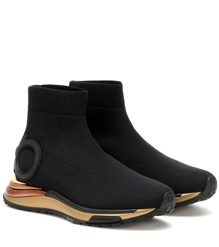 SALVATORE FERRAGAMO GANCINI SOCK SNEAKERS