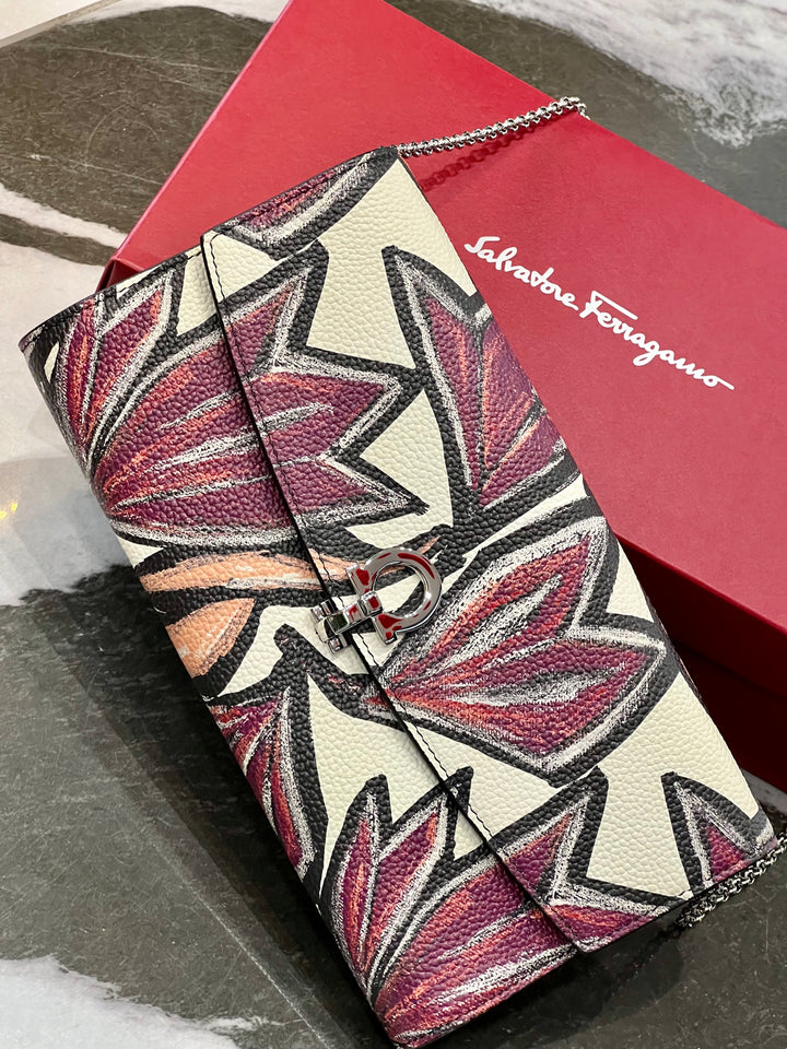 SALVATORE FERRAGAMO MINI JACK LEATHER CROSSBODY BAG