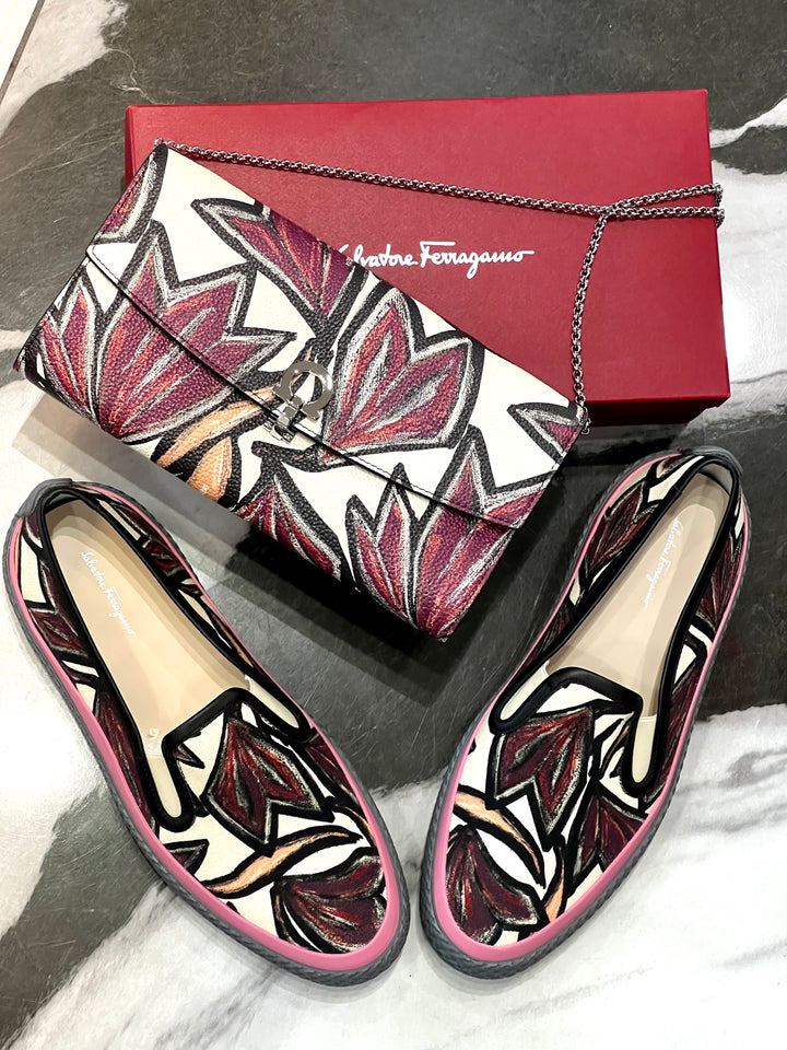 SALVATORE FERRAGAMO SOUTH SLIP-ON SNEAKERS