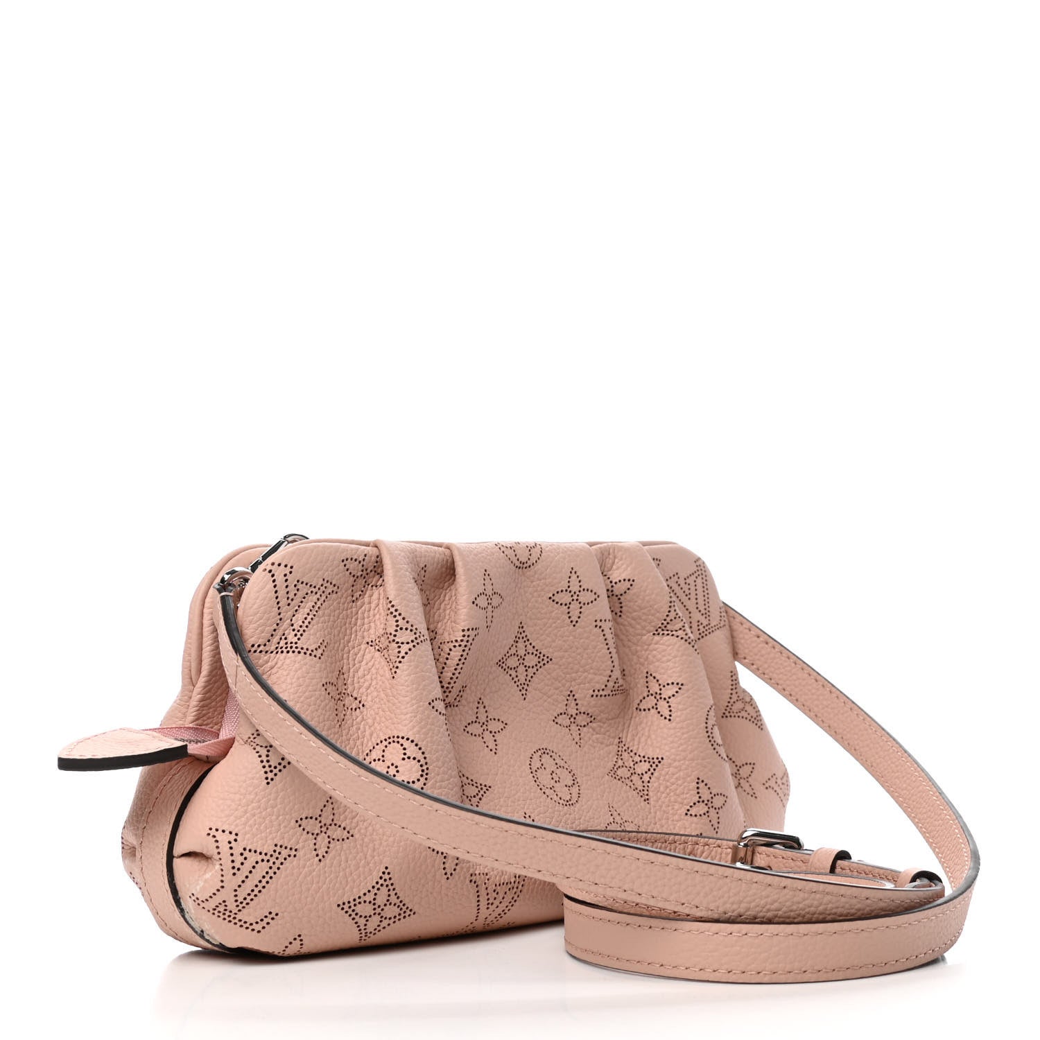 Louis Vuitton Scala Pouch Mini Mahina Perforated Magnolia Pink in Calf  Leather with Silver-tone - US