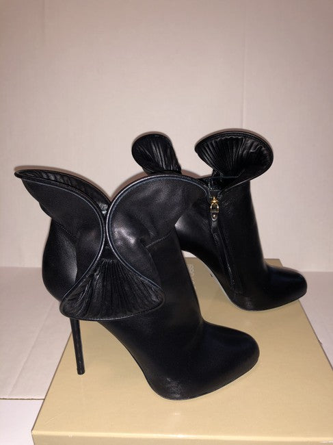 SERGIO ROSSI SCARPE DONNA PELLE NAPPA GOLF PLISSE BOOTIES