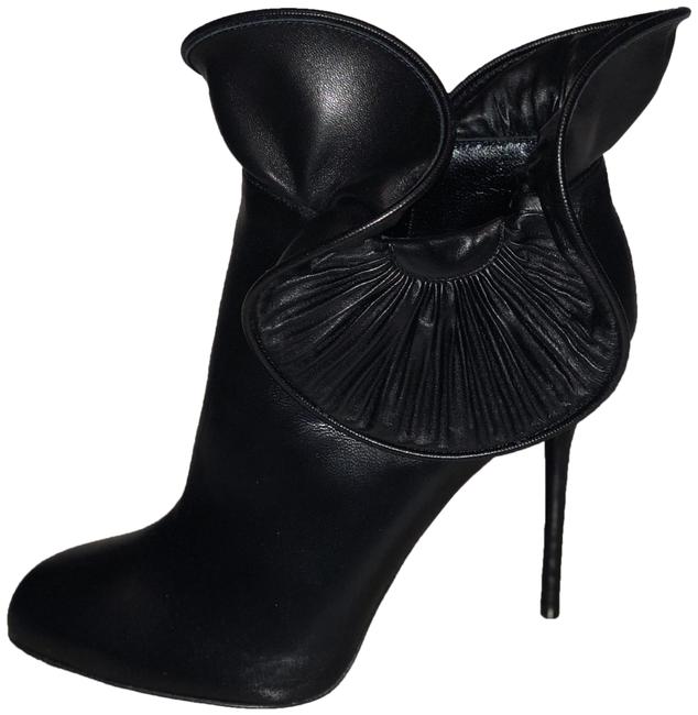 SERGIO ROSSI SCARPE DONNA PELLE NAPPA GOLF PLISSE BOOTIES