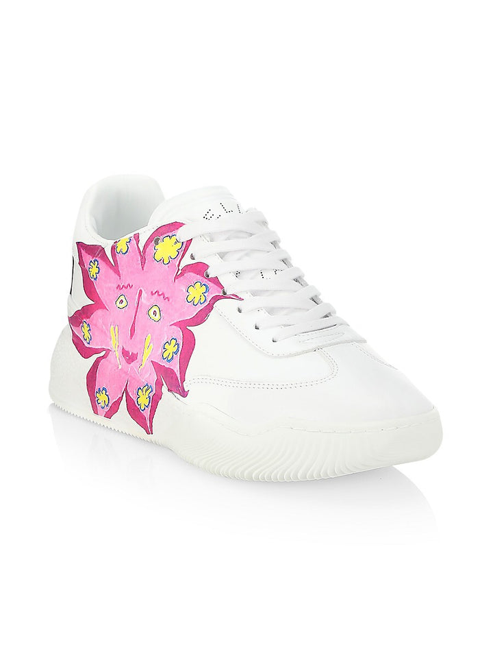 STELLA MCCARTNEY MYFAWNWY LOOP SCREEN LOGO SNEAKERS