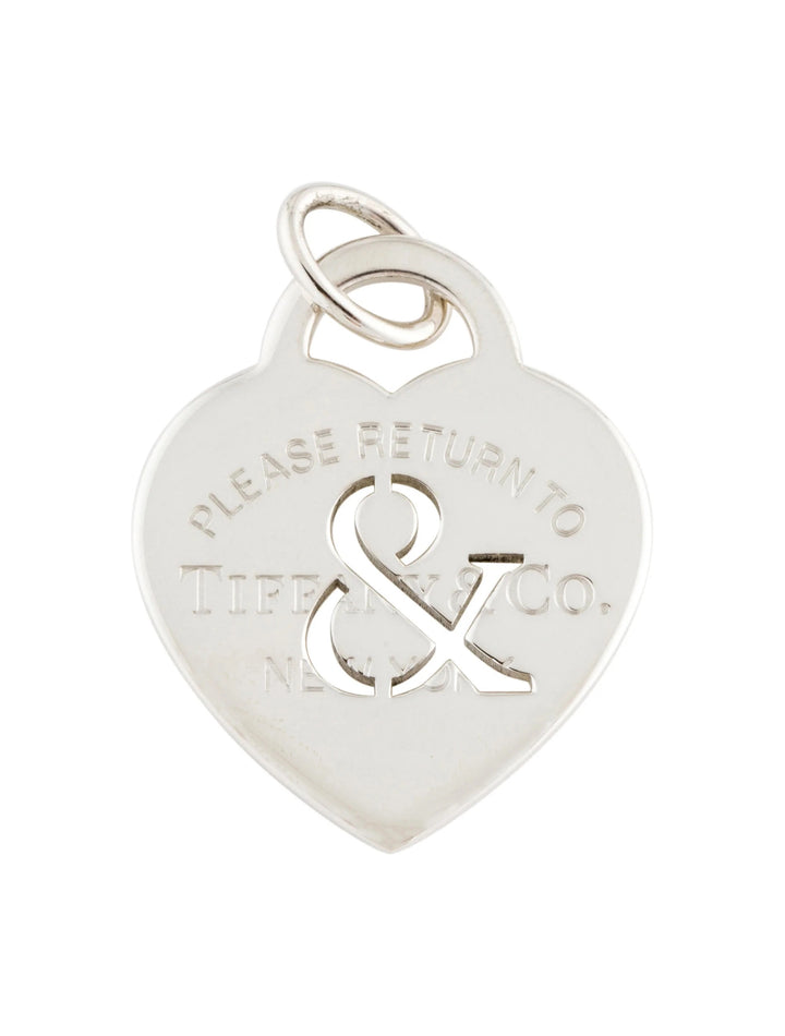 TIFFANY &amp; CO. RETURN TO TIFFANY AMPERSAND HEART PENDANT