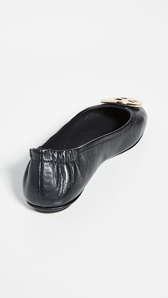 TORY BURCH MINNIE TRAVEL BALLET FLAT SHOES