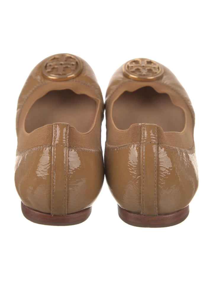 TORY BURCH PATENT REVA BALLET FLATS