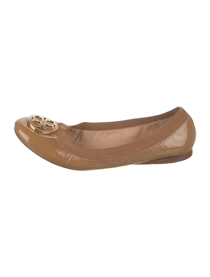 TORY BURCH PATENT REVA BALLET FLATS