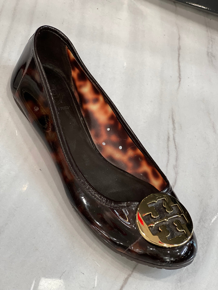 TORY BURCH REVA TORTOISE FLAT SHOES