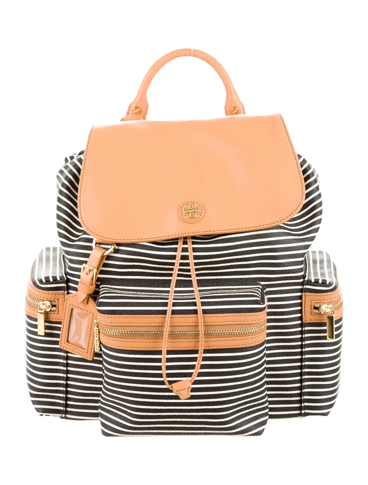 TORY BURCH STRIPED VIVA BACKPACK