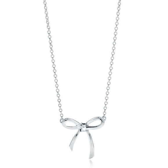 Tiffany &amp; Co Bow Pendant Necklace