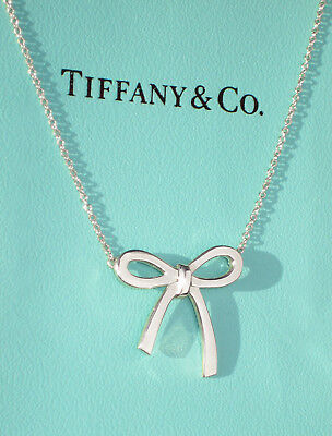 Tiffany &amp; Co Bow Pendant Necklace