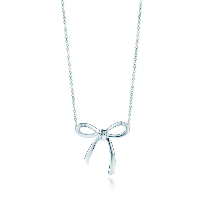 Tiffany &amp; Co Bow Pendant Necklace