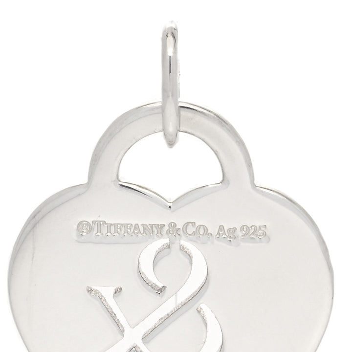 TIFFANY &amp; CO. RETURN TO TIFFANY AMPERSAND HEART PENDANT