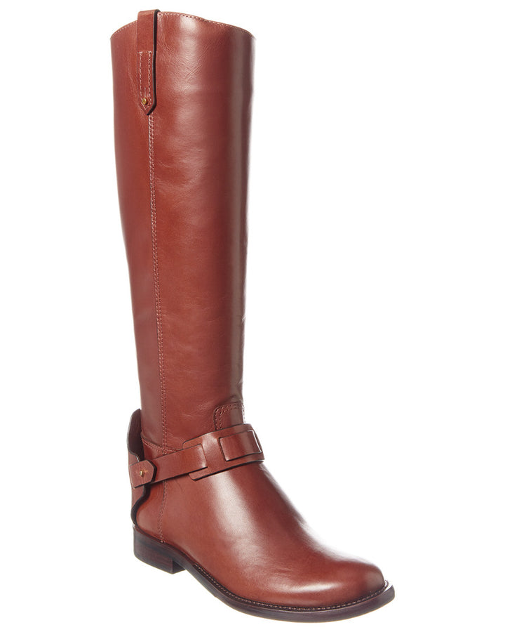 TORY BURCH COLTON LEATHER KNEE HIGH RIDING BOOTS