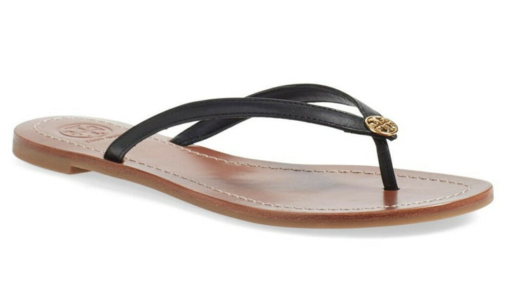 Tory Burch Terra Thong Flat Leather Sandals
