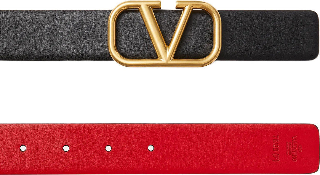 VALENTINO GARAVANI REVERSIBLE VLOGO SIGNATURE BELT