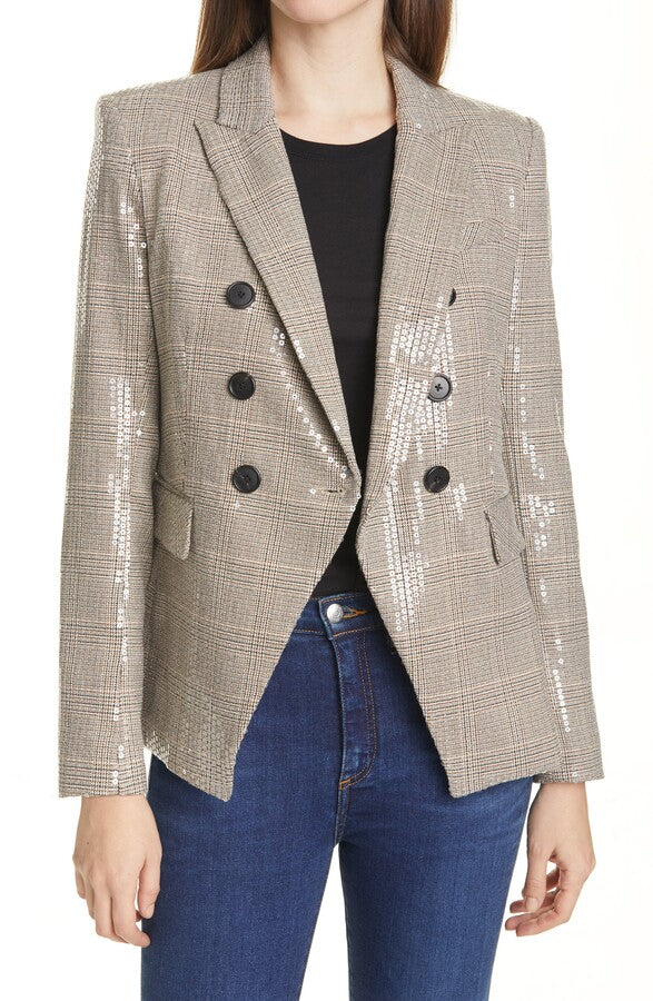VERONICA BEARD MILLER SEQUINED DICKEY JACKET