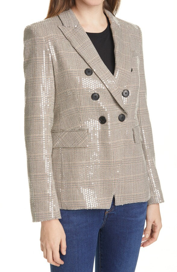 VERONICA BEARD MILLER SEQUINED DICKEY JACKET