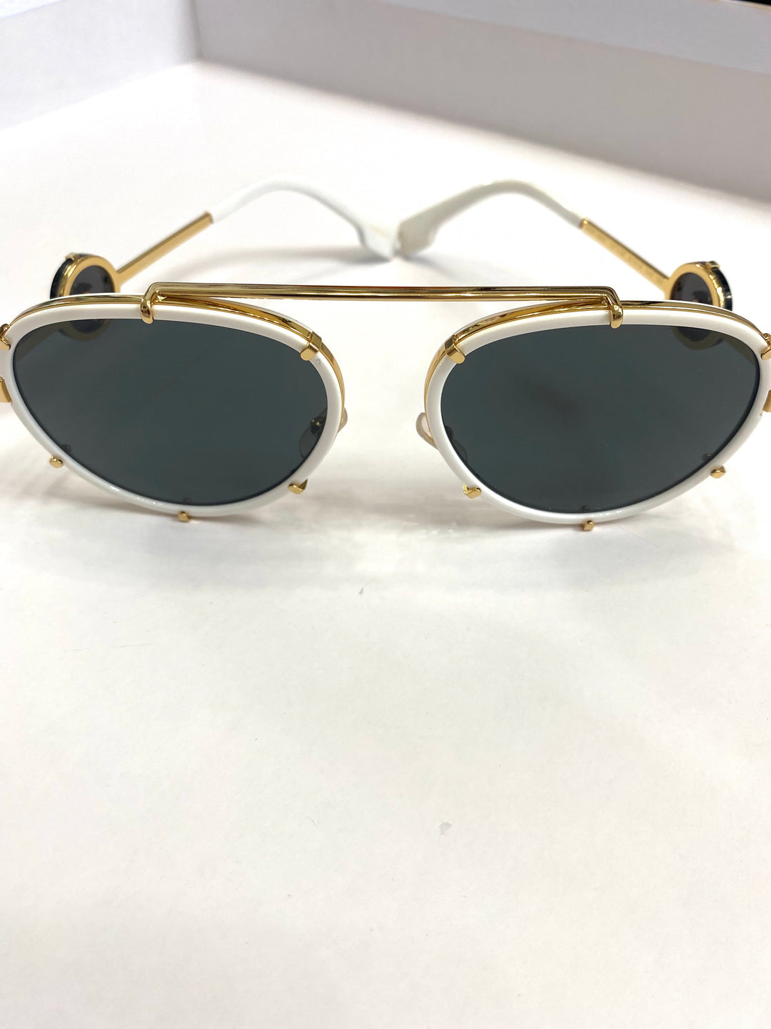 VERSACE VE2232 147187 UNISEX AVIATOR SUNGLASSES