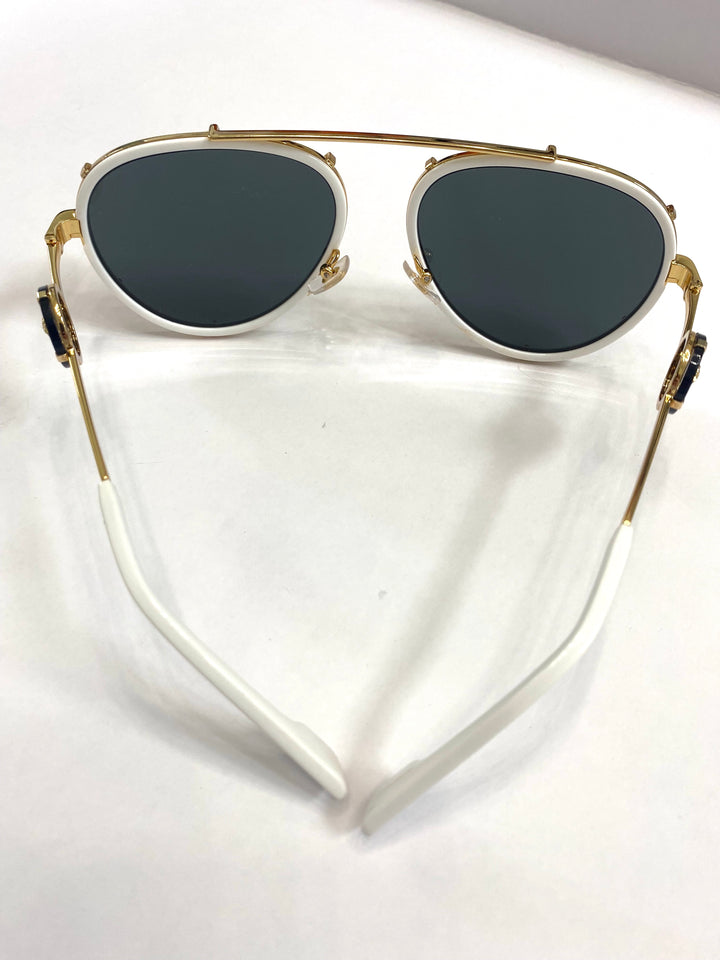 VERSACE VE2232 147187 UNISEX AVIATOR SUNGLASSES