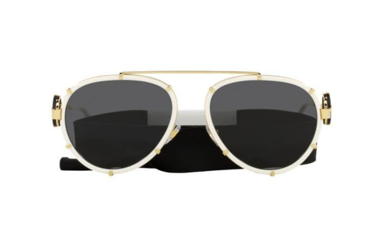 VERSACE VE2232 147187 UNISEX AVIATOR SUNGLASSES