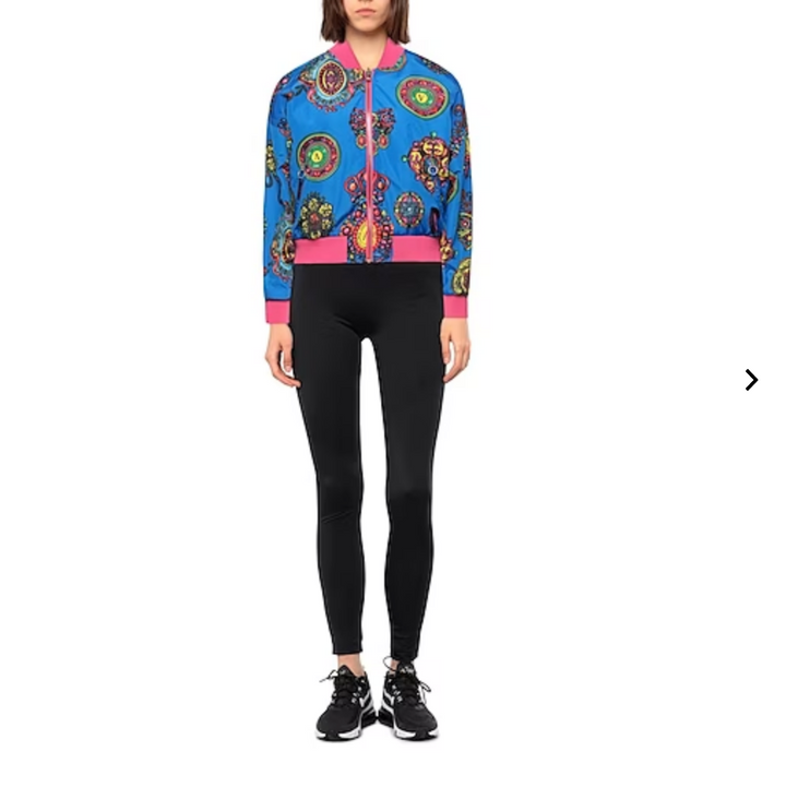 VERSACE JEANS COUTURE REVERSIBLE BOMBER JACKET