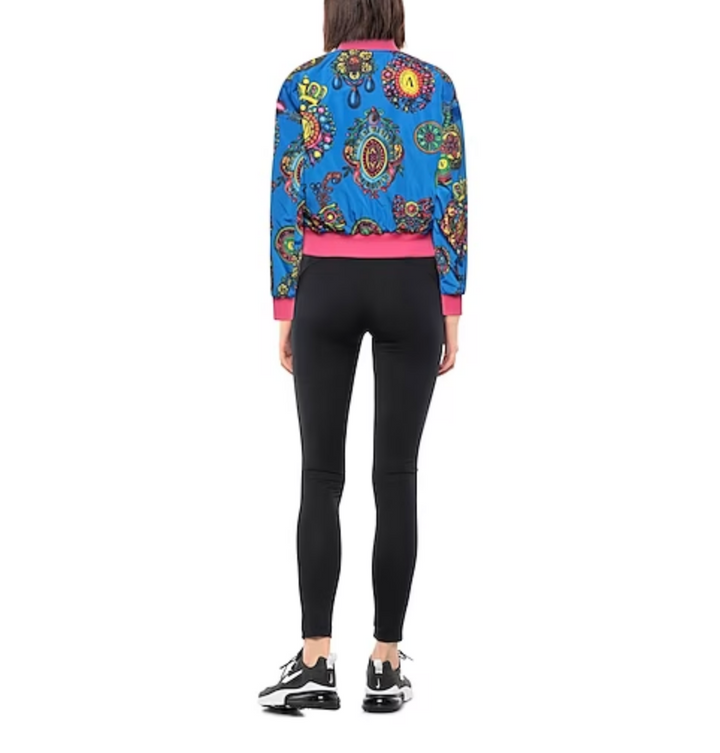 VERSACE JEANS COUTURE REVERSIBLE BOMBER JACKET