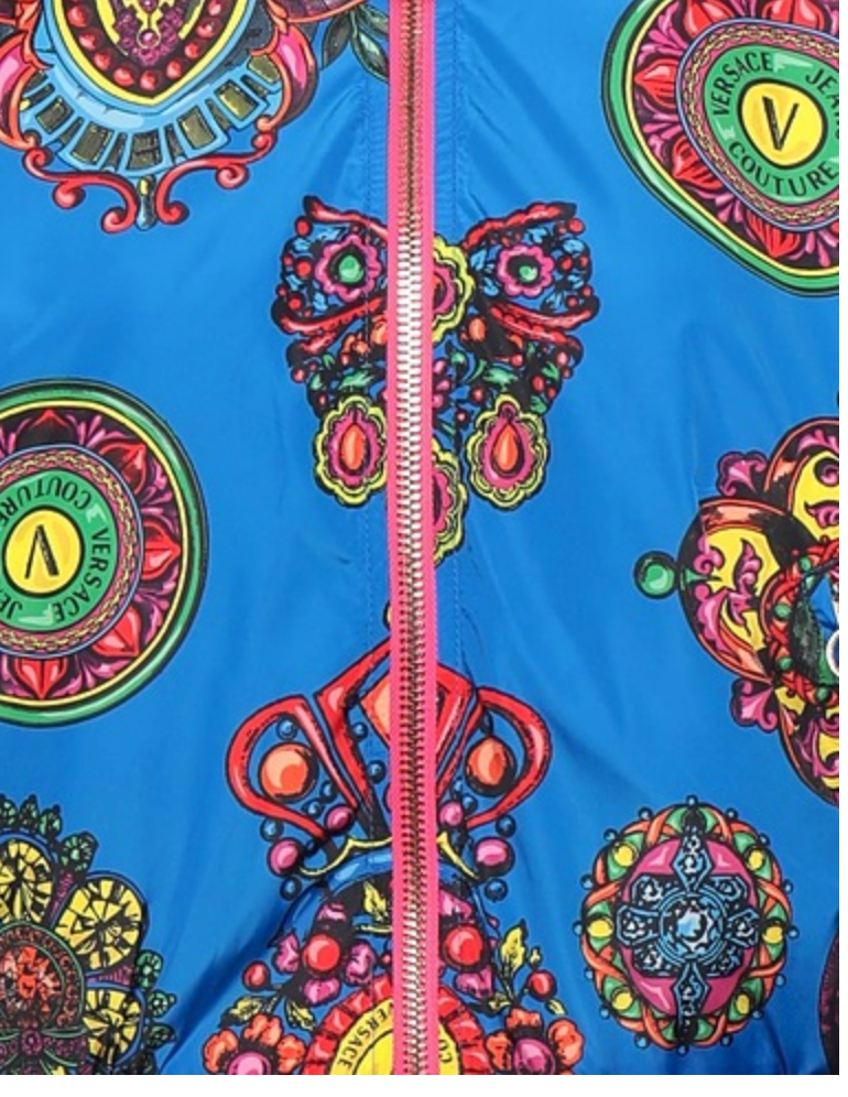 VERSACE JEANS COUTURE REVERSIBLE BOMBER JACKET