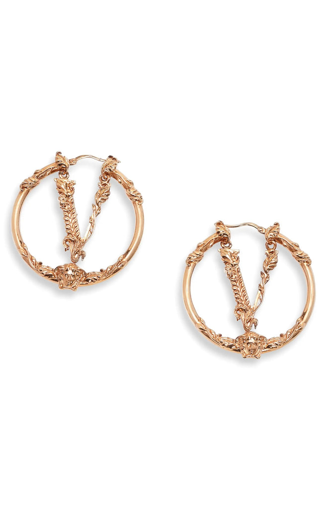 Versace Virtus Earrings (SHF-21902) – LuxeDH