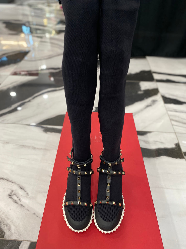 【VALENTINO GARAVANI】ニーハイブーツ Valentino Garavani Lace Tall Knee High Boots Size 11