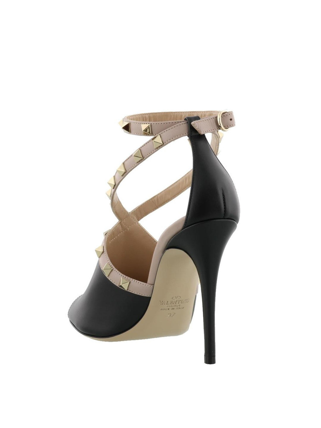 VALENTINO GARAVANI ROCKSTUD LEATHER SANDALS