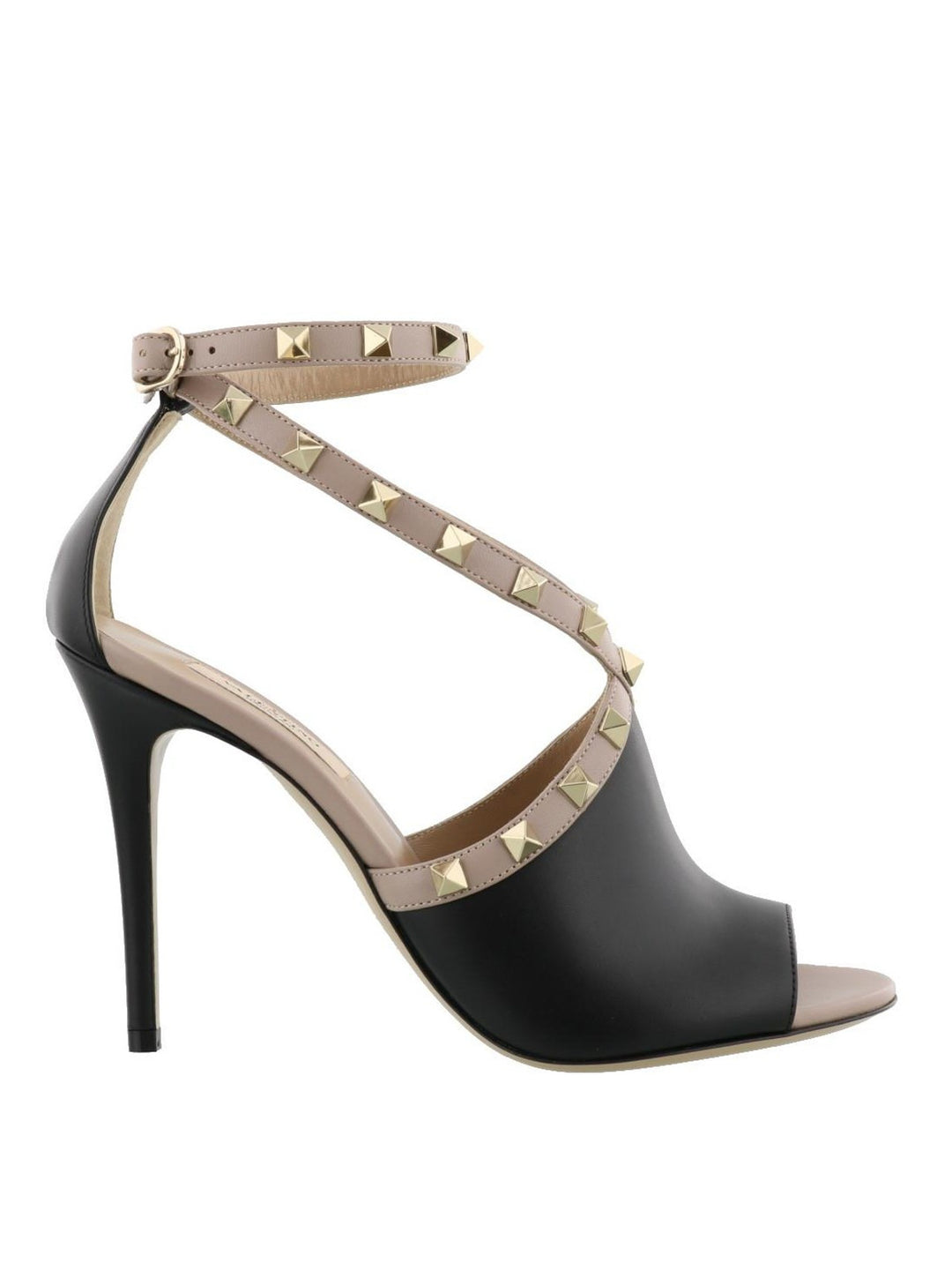 VALENTINO GARAVANI ROCKSTUD LEATHER SANDALS