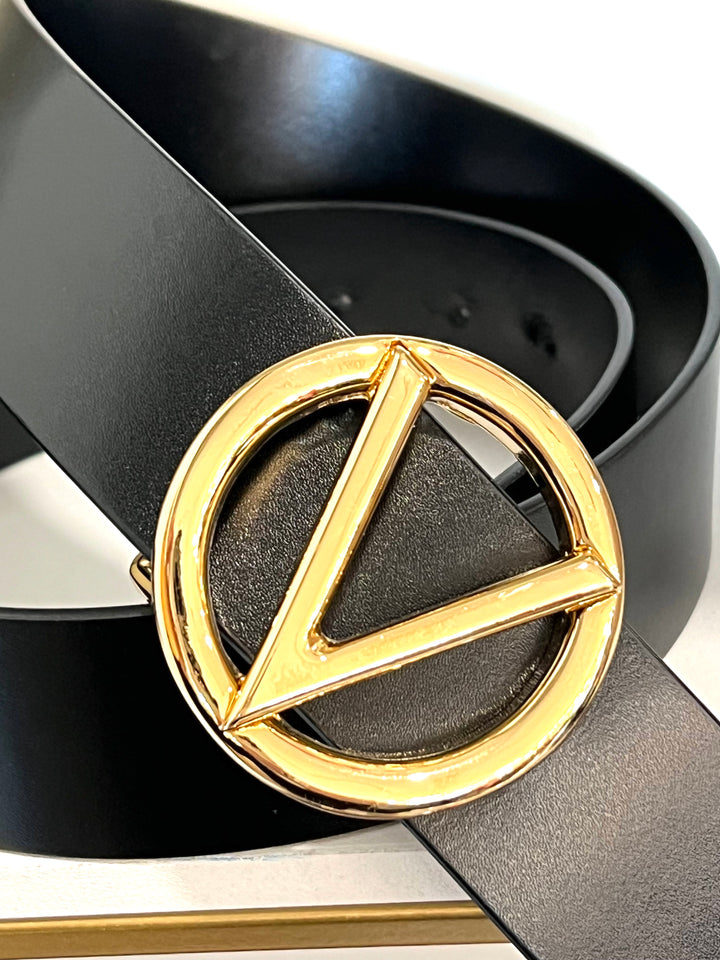 VALENTINO LOGO BUCKLE BELT